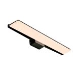 Nordlux Tinia 60 Wall Light Metal Black - 24W 1800lm - 930-940 CCT | IP44 - Best Colour Rendering - 3-Step Dimmable