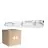 Multipack 4x Ledvance LED Waterproof Batten Damp Proof Value 18W 2160lm - 840 Cool White | 60cm 